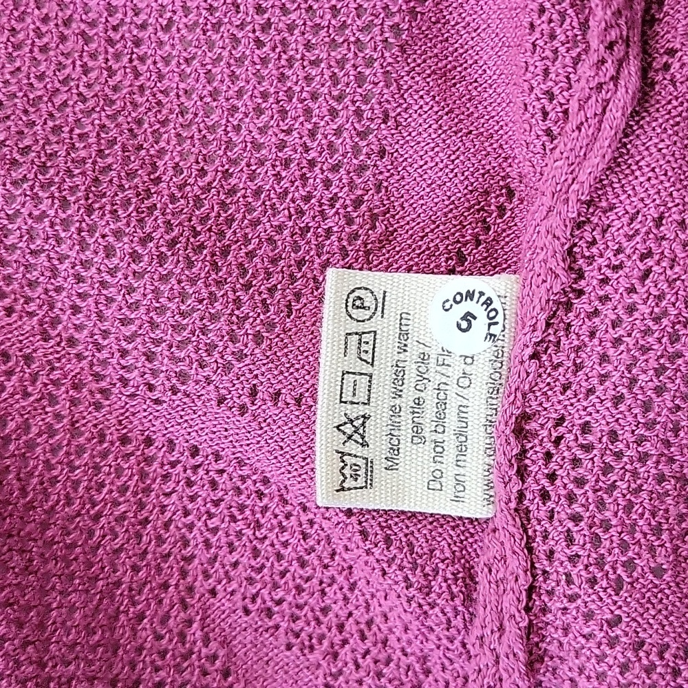 Gudrun Sjoden Open Crochet Pointelle Duster Cardigan Kimono - M - NWT - Picture 7 of 7